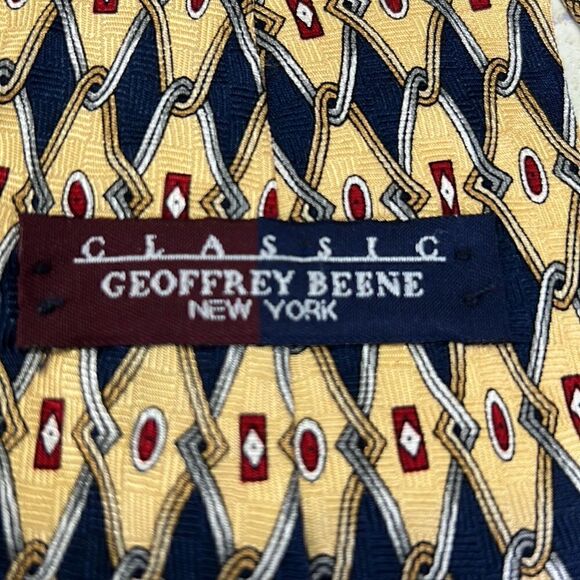 Geoffrey Beene Silk Tie New! - Picture 3 of 5